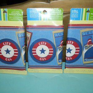 (LAST CHANCE) Wallpaper Border Retro Kids Aviation Planes